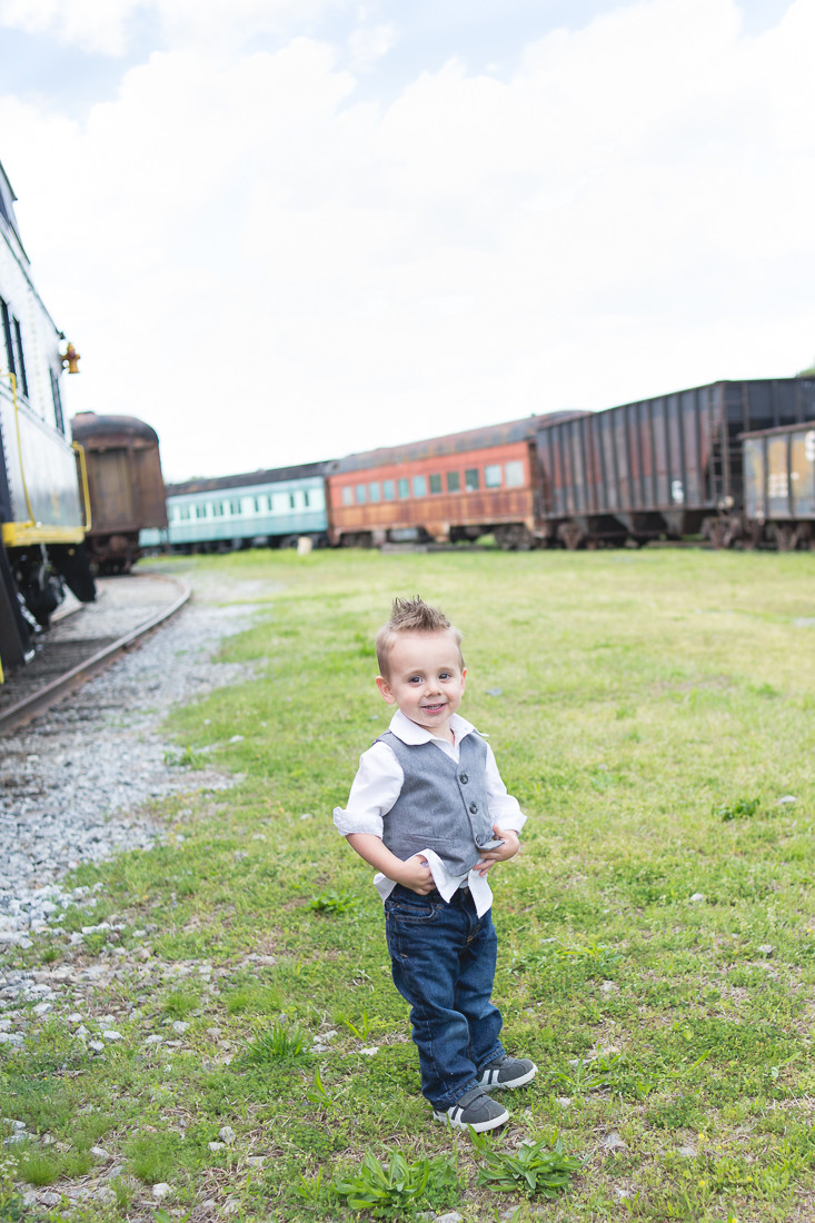 Child Portraits Train Museum GA