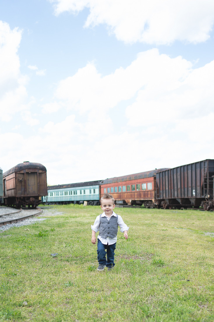 Child Portraits Train Museum GA