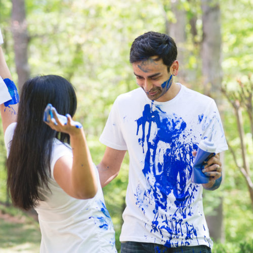 gender reveal photo session in Roswell GA