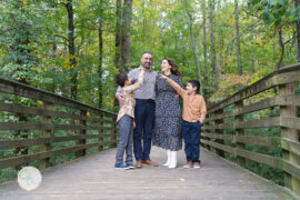 Family Session at Caney Creek Preserve shot by Cumming Photographer