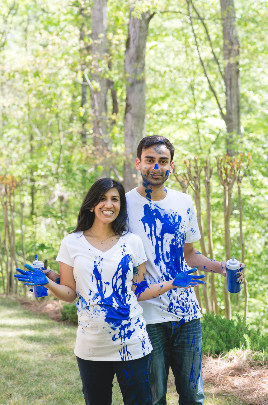 gender reveal photo session in Roswell GA